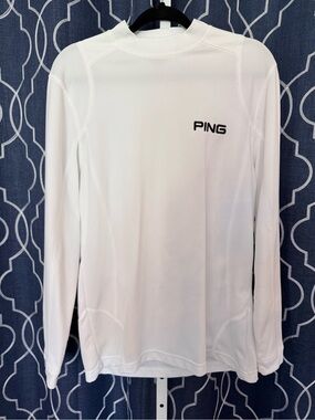 PING White Performance Golf Shirt D29